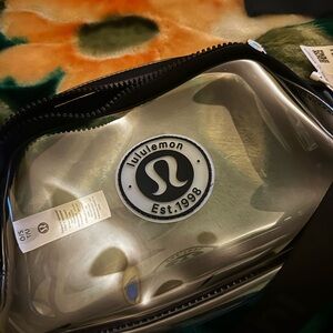 Lululemon Transparent Crossbody Bag with Black Trim